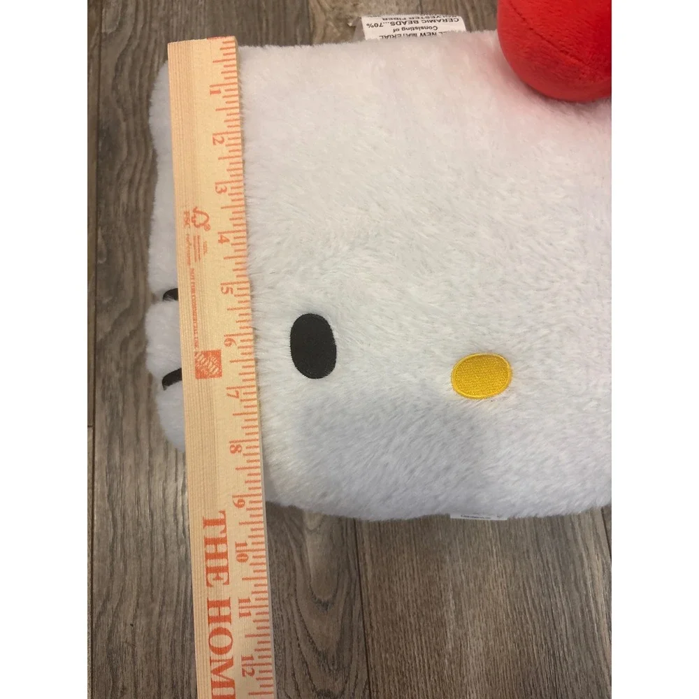 Sanrio Hello Kitty Plush Vibrating Massage Pillow White Red Bow HKMSGPIL